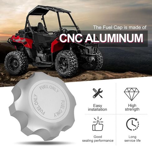 غطاء وقود M MATI غطاء غاز فضي لبولاريس RZR رينجر عام رياضي تشويش إذاعي ماغنوم خارج القانون تريل بليزر بوس RMK INDY SwitchBack IQ Rush in Kuwait