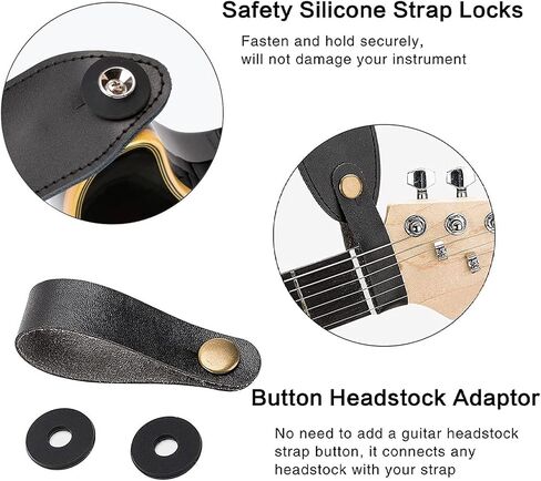 Gryliko Sharks Acoustic Guitar Straps Personalized Electric Bass Guitar straps,Diy Guitar Strap For Guitar Starter in Saudi Arabia