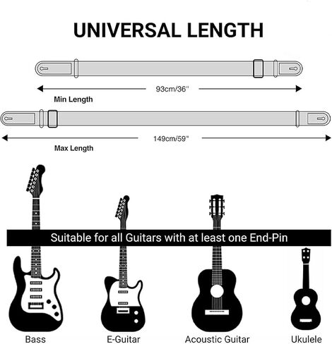 Gryliko Sharks Acoustic Guitar Straps Personalized Electric Bass Guitar straps,Diy Guitar Strap For Guitar Starter in Saudi Arabia