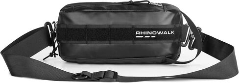 حقيبة مقود الدراجة من Rhinowalk، حقيبة أمامية للدراجة، حقيبة تخزين بإطار أمامي لدراجات الطرق الجبلية، حقيبة كتف للركاب (حقيبة كروس يومية) - أزرق in Saudi Arabia