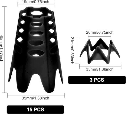 EROMAP Golf Simulator Tees, Indoor Golf Tees Golf Mat Tees Plastic Golf Tees Practice Golf Tees, Tall + Short (18Pcs) in Saudi Arabia