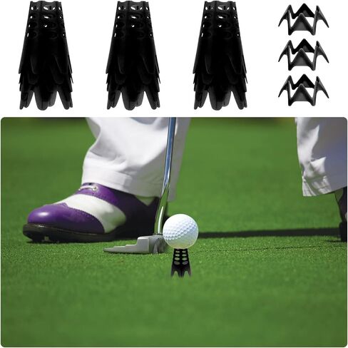 EROMAP Golf Simulator Tees, Indoor Golf Tees Golf Mat Tees Plastic Golf Tees Practice Golf Tees, Tall + Short (18Pcs) in Saudi Arabia