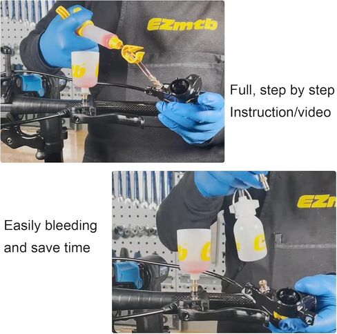 Bleed Kit for Shimano Hydraulic Disc Brakes,Pro Bicycle Brakes Service Kit, Bleed Set with Hydraulic Mineral Oil 60ml for Disc Brake Perfect Bleeding of The Bicycle Brake in Kuwait