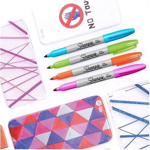 Sharpie Permanent Markers, Fine Point, Cosmic Color, Limited Edition, 12 Count in Saudi Arabia