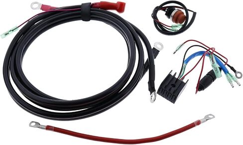Electric Start Motor Flywheel Kit Compatible with Yamaha Outboard 4 Stroke 20HP F20SMHB F20BMH F20BMH F20LMHA F20MLH F20MSHG F20SMHA Starter in Saudi Arabia