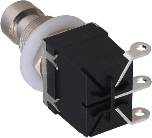 Black Plastic Effects Pedal Stomp Box Foot Switch with Lock Replacement for Electric Guitar Pack of 2 in Saudi Arabia