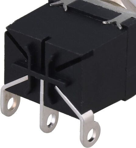 Black Plastic Effects Pedal Stomp Box Foot Switch with Lock Replacement for Electric Guitar Pack of 2 in Saudi Arabia