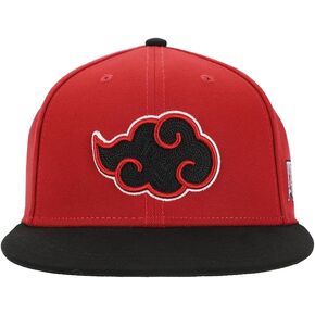 Naruto Akatsuki Cloud Red Snapback Hat