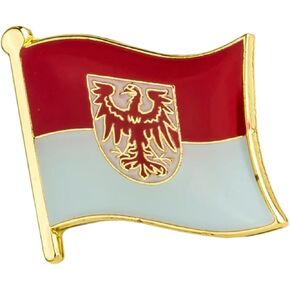 Germany German Province Provinces State States Region Civil Flag Flags Landesflagge Federal Republic 0.66" Enamel Pin