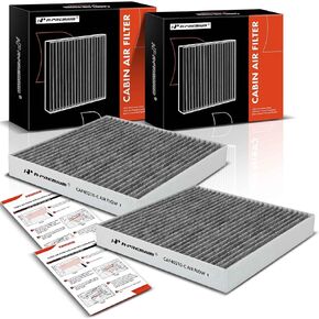 A-Premium 2-PC Cabin Air Filter with Activated Carbon Compatible with Infiniti M37 2011-2013, M56 2011-2013, M35h 2012-2013, Q70 2014-2019, Q70L 2015-2019, Replace# 272771ME0A