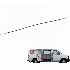 Side Cargo Door Left Upper Latch Release Cable Fits for Ford E150 E250 E350 E450 2003-2007 AC2Z-15264A26-B