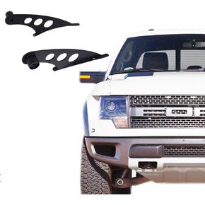 Xprite Steel Metal Upper Windshield Mounting Bracket for 50" Inch Straight | Curved LED Work Light Bar Compatible with 2010-2014 F-150 Raptor