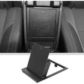 JWWY for Charger Center Console Armrest Storage Box Oragnized Compartment Hidden Storage Bin for 2011-2024+ Dodge Charger Chrysler 300/300c Interior Accessories Black