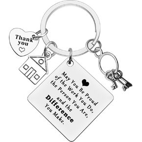 Xiahuyu Realtor Gifts Keychain Real Estate Agent Gifts Thank You Gifts for Realtor Broker Salesman Agent Appreciation Gifts Closing Gifts for Realtor Birthday Christmas Retirement Gifts