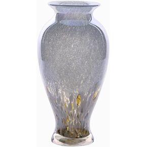 Blown Glass vase, Unique Glass vase, Colorful Bottle Decorative vase for Home Living Room Dining Table re Office Wedding entryway Desktop Decorative Flower vase. (Green)