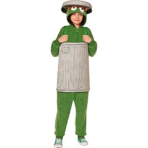 Spirit Halloween Sesame Street Kids Oscar the Grouch Costume | Officially Licensed | 3D Outfit in Saudi Arabia