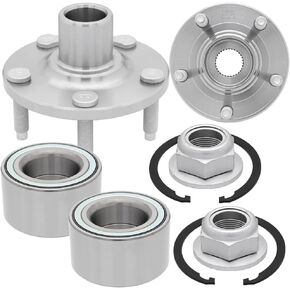 [2-Pack] BR930876K - Front Driver and Passenger Side Wheel Hub Bearing Repair Kit Assembly Compatible with 2011-2014 Ford Edge, 2011-2015 Lincoln MKX