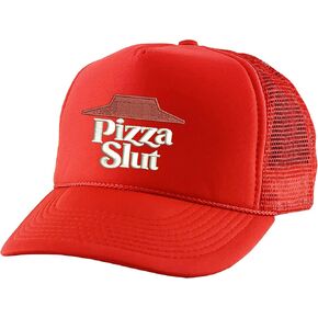 ALLNTRENDS Pizza Slut Trucker Hat Embroidered Adult Baseball Cap Adjustable Snapback