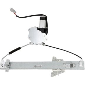 cciyu Rear Left Driver Side Power Window Regulator Replacement fit for 04 05 06 07 08 09 10 11 12 for Mitsubishi Galant748-584 Window Regulator whit Motor