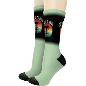 ThisWear Disc Golf Chain Gang Novelty Crew or Ankle Socks