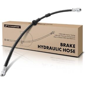 A-Premium Front Side Brake Hydraulic Hose Compatible with Select Audi, Porsche and Volkswagen Models - For Touareg 2004-2017, Q7 2007-2015, Cayenne 2003-2006/2008-2010 - Replace# 7L0611701A