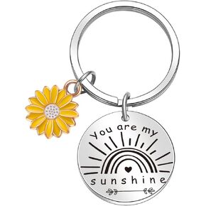 Sunshine Keyring Sister Gift Graduation Jewelry Nephew Gift Girlfriend Keychain Bestie Gift