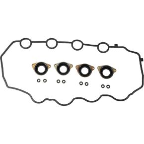 X AUTOHAUX 1 Set Valve Cover Gasket VS50620 for Honda Civic Hybrid for Honda Insight Base Rubber Black