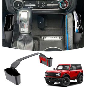 Bronco Center Console Shifter Storage Box for bronco accessories 2023 Compatible with Ford Bronco Accessories 2021 2022 2023 2024 2/4 Door,Gear Shifter Storage Box Tray for Bronco Storage Accessories