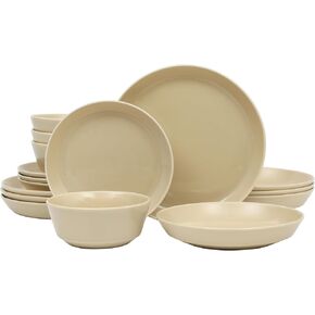 Gibson Home Oslo 8-Piece Porcelain Mug Set, White, 12oz