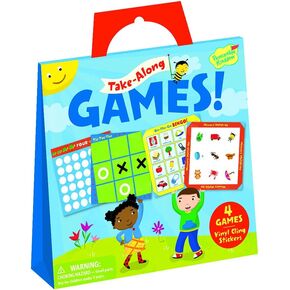 Peaceable Kingdom Take Along Games Reusable Sticker Tote