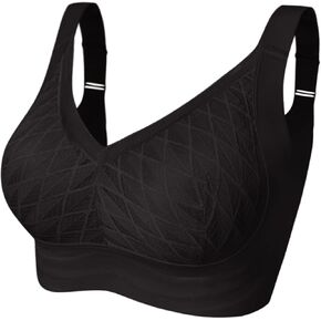 Wireless Support Bra Full Coverage Padded Push Up Wireless Bra No Underwire Comfortable Wireless Bra for Women