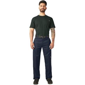 Dickies Men's Loose Fit Double Knee Work Pants, Dark Navy