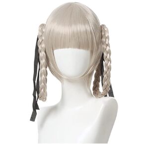 Black Long Straight Bangs Wig for Girls Cosplay Yumeko Wig Halloween Costume Party Wig