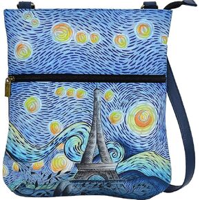 Anna by Anuschka womens 8071 Convertible Cross Body, Love in Paris, One Size US
