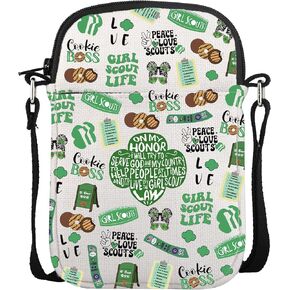 POFULL Scout Cookie Boss Crossbody Bag Girl Troop Leader Gift Cookie lover gift