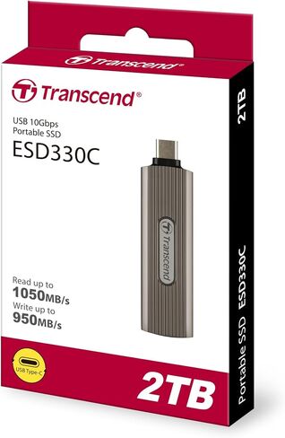 Transcend 512GB External, Portable SSD ESD330C USB 10Gbps Type-C TS512GESD330C in Saudi Arabia
