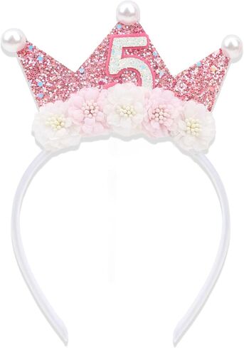 Semato 6th Birthday Decorations for Girl 6th Birthday Crown Princess Birthday Girl Headband 6th Birthday Gifts for Girls in Saudi Arabia