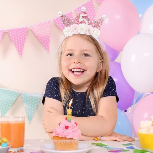Semato 6th Birthday Decorations for Girl 6th Birthday Crown Princess Birthday Girl Headband 6th Birthday Gifts for Girls in Saudi Arabia