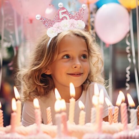 Semato 6th Birthday Decorations for Girl 6th Birthday Crown Princess Birthday Girl Headband 6th Birthday Gifts for Girls in Saudi Arabia