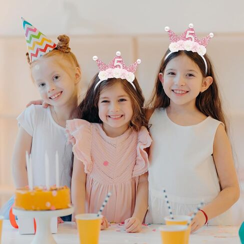 Semato 6th Birthday Decorations for Girl 6th Birthday Crown Princess Birthday Girl Headband 6th Birthday Gifts for Girls in Saudi Arabia