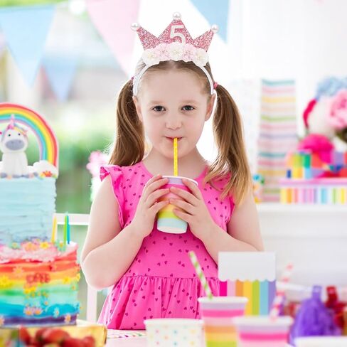 Semato 6th Birthday Decorations for Girl 6th Birthday Crown Princess Birthday Girl Headband 6th Birthday Gifts for Girls in Saudi Arabia