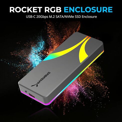 SABRENT USB-C Enclosure for M.2 2230 PCIe NVMe SSDs, 10Gbps Transfer Speed, UASP and TRIM Support, Compatible with Windows, macOS, Linux (EC-NE30) in Saudi Arabia