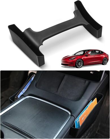 صينية تنظيم جانبية لوحدة التحكم المركزية لطراز تسلا Y 2025 2024-2020 / طراز تسلا 3 2024-2017 صندوق تخزين مسند الذراع لوحدة التحكم الجانبية نموذج Y موديل 3 ملحقات 1 قطعة in Kuwait