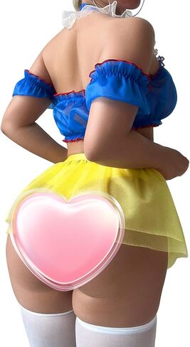 مثير تنورة قصيرة تأثيري مجموعة الملابس الداخلية حلي الزي in Kuwait