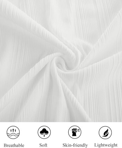 قميص رجالي من PJ PAUL JONES بأكمام قصيرة وأزرار للأسفل للشاطئ، قمصان صيفية كاجوال خالية من التجاعيد in Kuwait