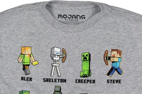 تي شيرت ألعاب للأطفال من Minecraft للأولاد مع شخصية Mob in Kuwait