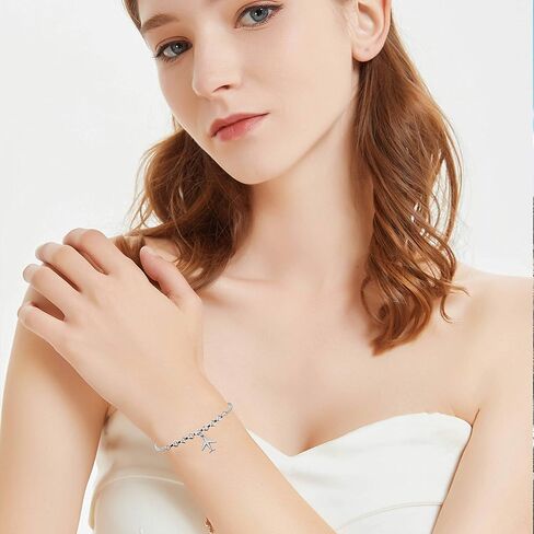 Airplane Bracelet Aircraft Pendant Flight Attendant Jewelry Pilot Gifts for Aviation Traveler (bracelet) in Kuwait