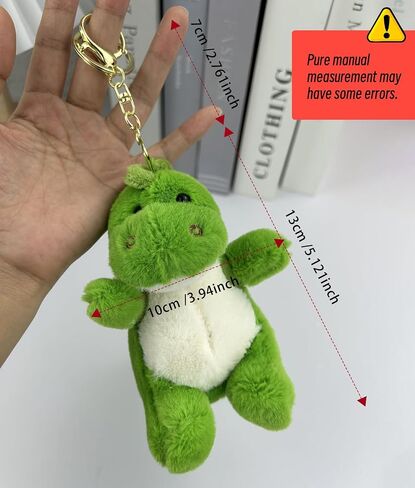 Cute Plush Keychain Dinosaurs Stuffed Animal Keychain for Handbag Purse Backpack Car Keys in Saudi Arabia