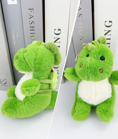 Cute Plush Keychain Dinosaurs Stuffed Animal Keychain for Handbag Purse Backpack Car Keys in Saudi Arabia