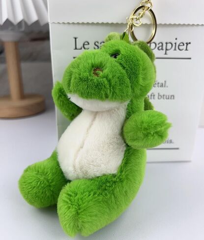 Cute Plush Keychain Dinosaurs Stuffed Animal Keychain for Handbag Purse Backpack Car Keys in Saudi Arabia